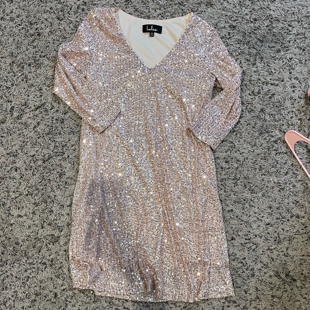 Lulu’s Sequin Midi Dress Size XS